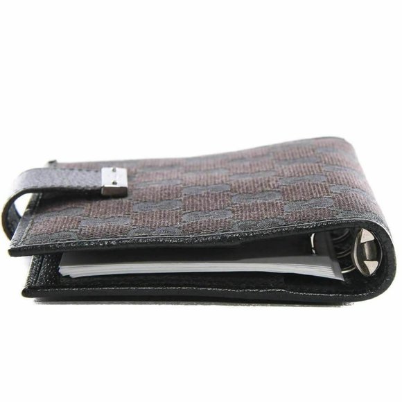 Gucci Web Black GG Logos Pattern Agenda Notebook - Picture 7 of 14